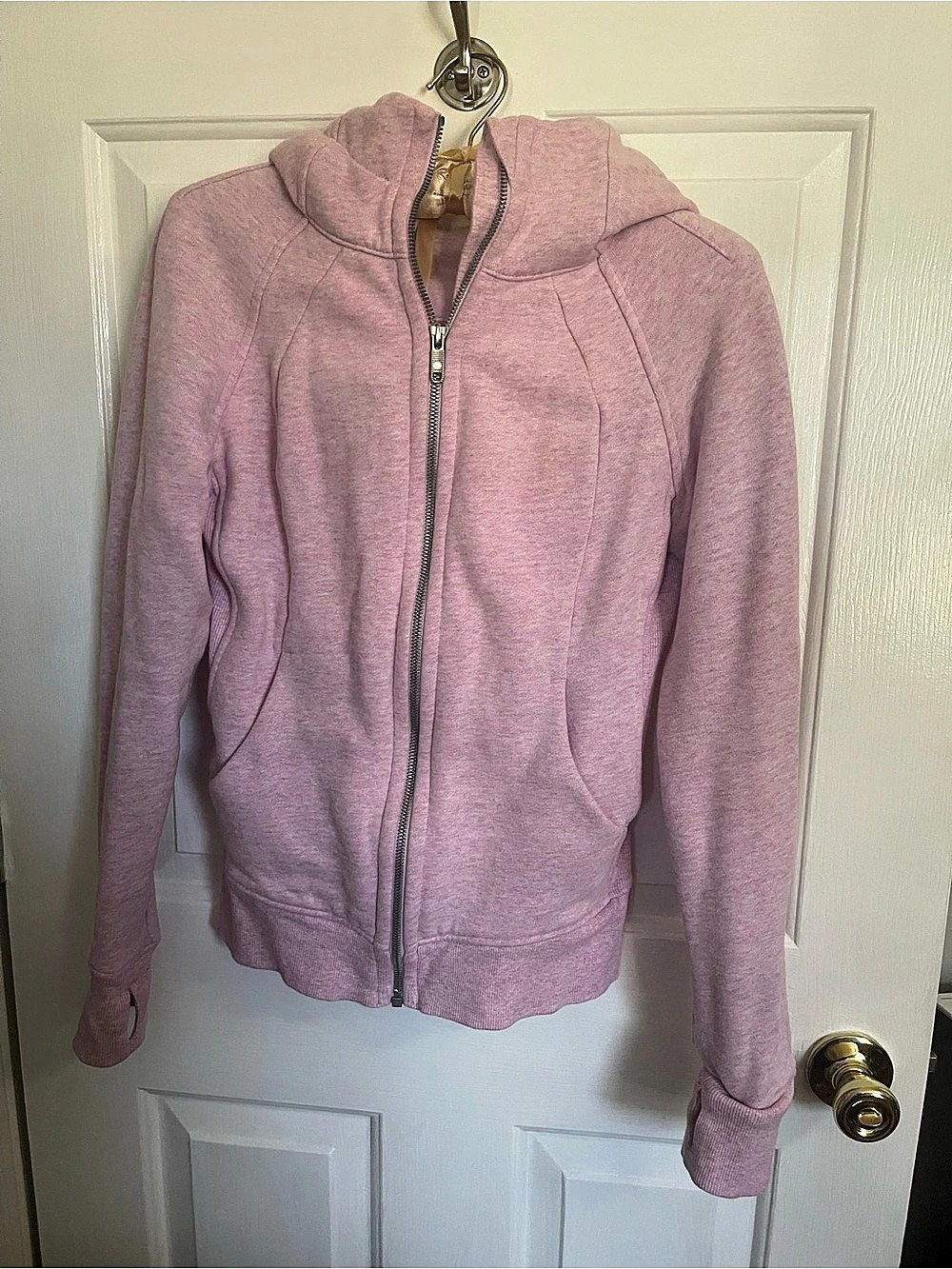 lululemon Scuba Full-Zip Hoodie Pink Small